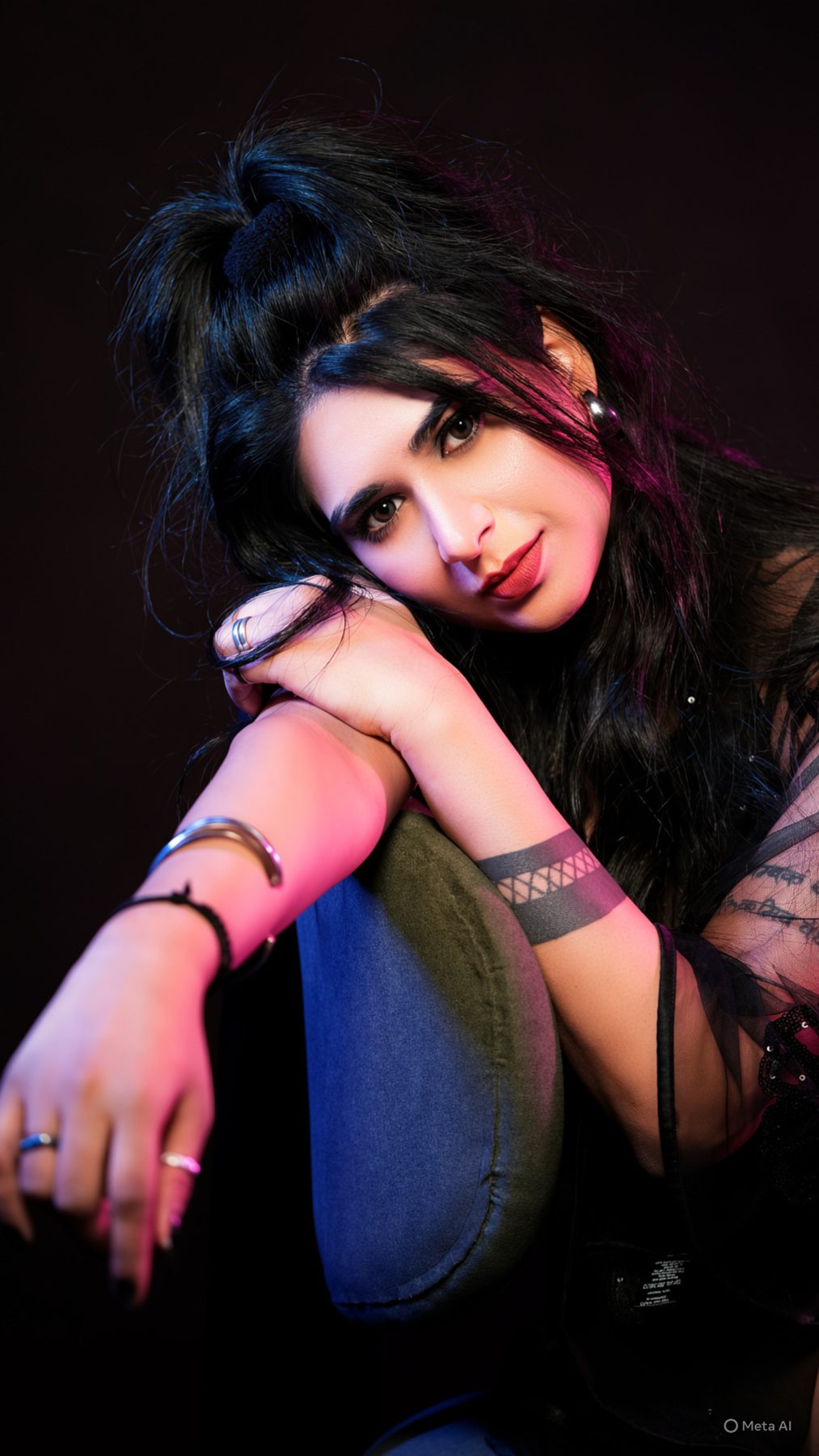 DJ MOKSH — Portrait — colour wash