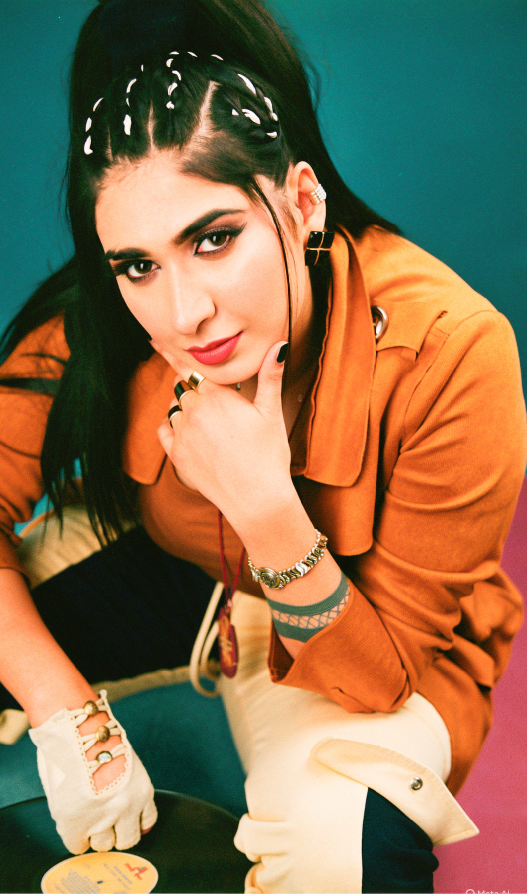 DJ MOKSH — Editorial — brown look