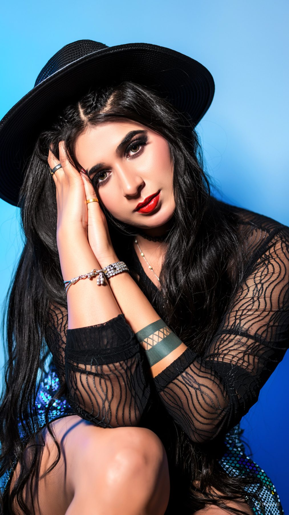 DJ MOKSH — Editorial — hat look
